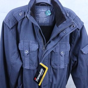 NWT Men's XL LL Bean Thinsulate Sherpa Lined Coat